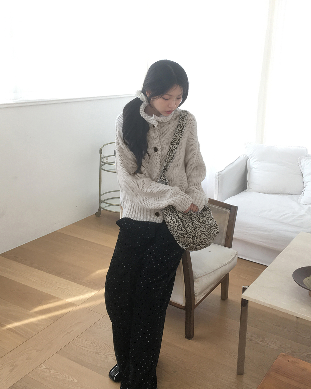 ハイネックボタンニットカーディガン | ファッション通販サイト NUGU