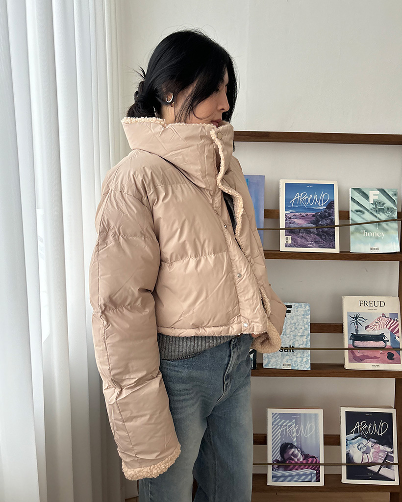 リバーシブルボアジャケット リバーシブルボアジャケット