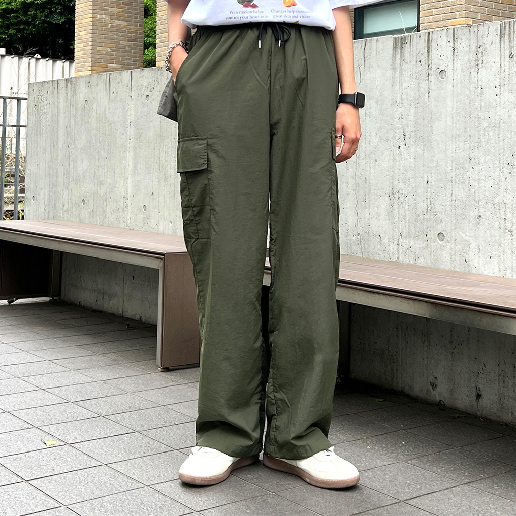 のの GU公式 | GIRLSヘビーウェイトスウェットカーゴプルオンパンツJR