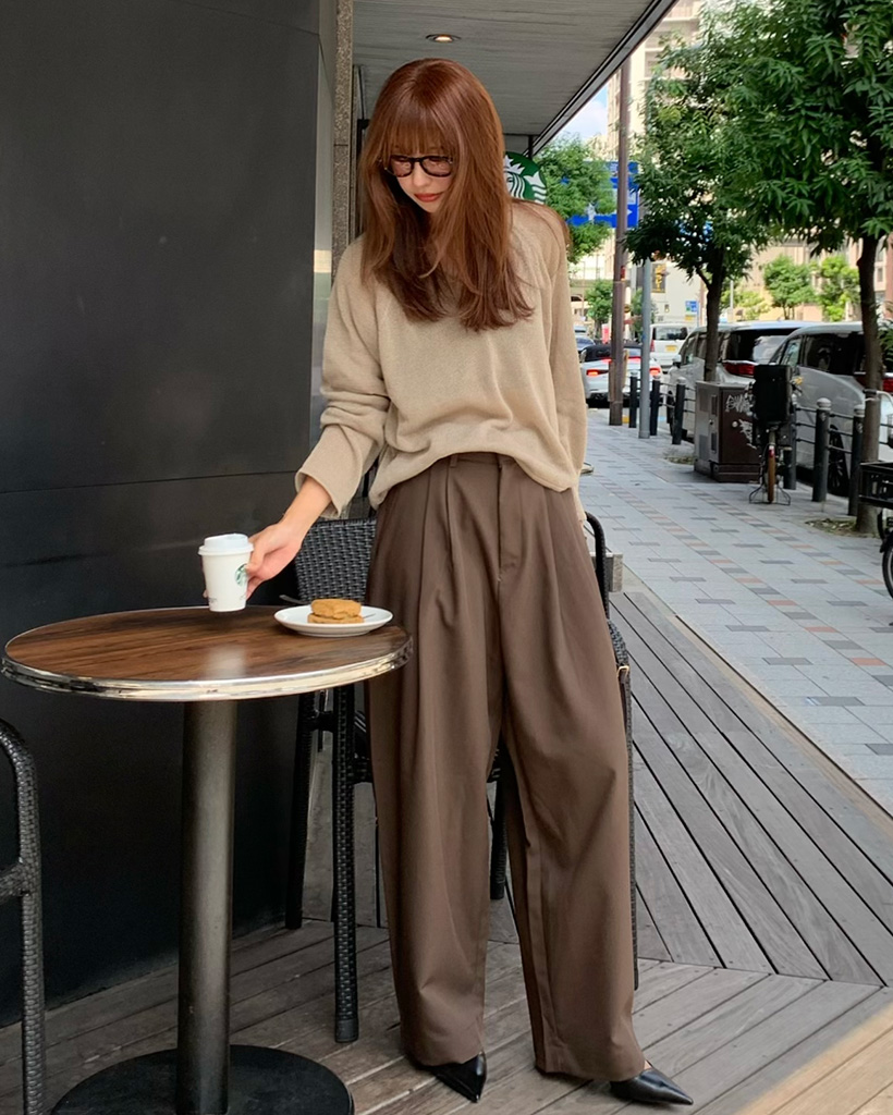 knit bar シースルー バックVネック リブニット knit bar シースルー バックVネック リブニット