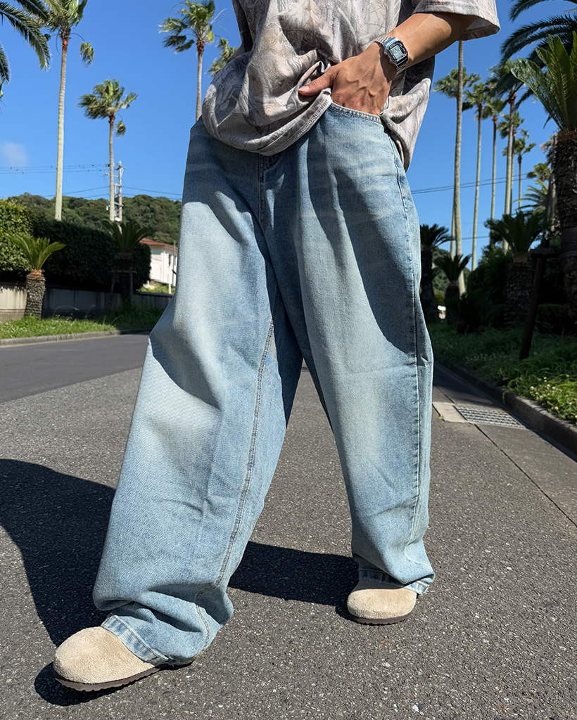 ワイドバルーンデニムパンツ | ファッション通販サイト NUGU