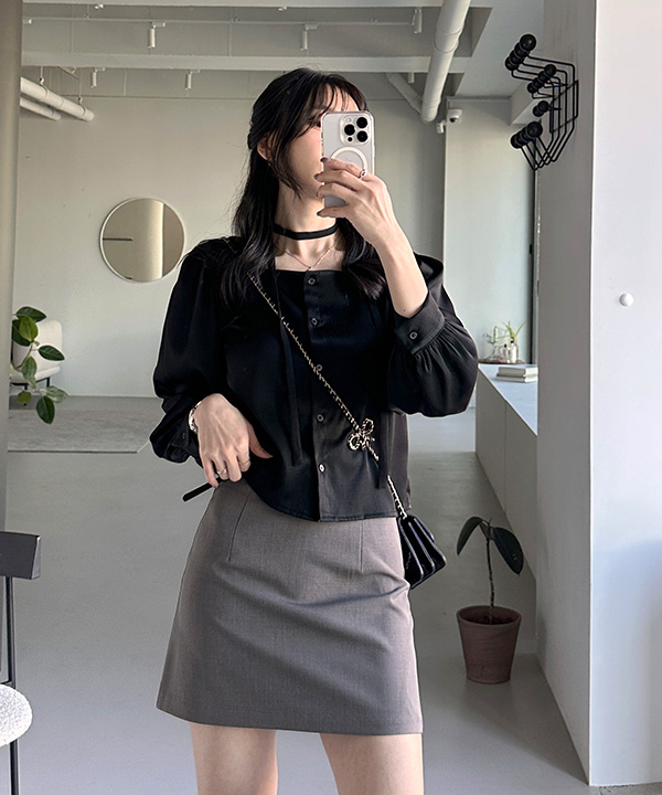 ハイウエストベルトミニスカート | ファッション通販サイト NUGU