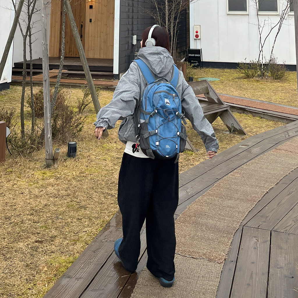 ユニセックス) チェックフードウィンドブレーカー