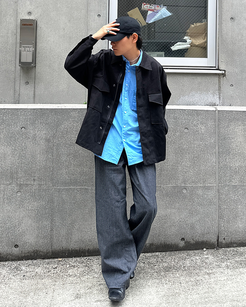 フラップポケットオーバーフィットジャケット | ファッション