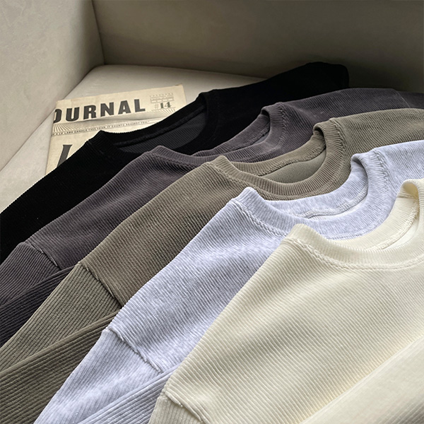 SET可能] ベロアクロップドスウェット、バイカーパンツ