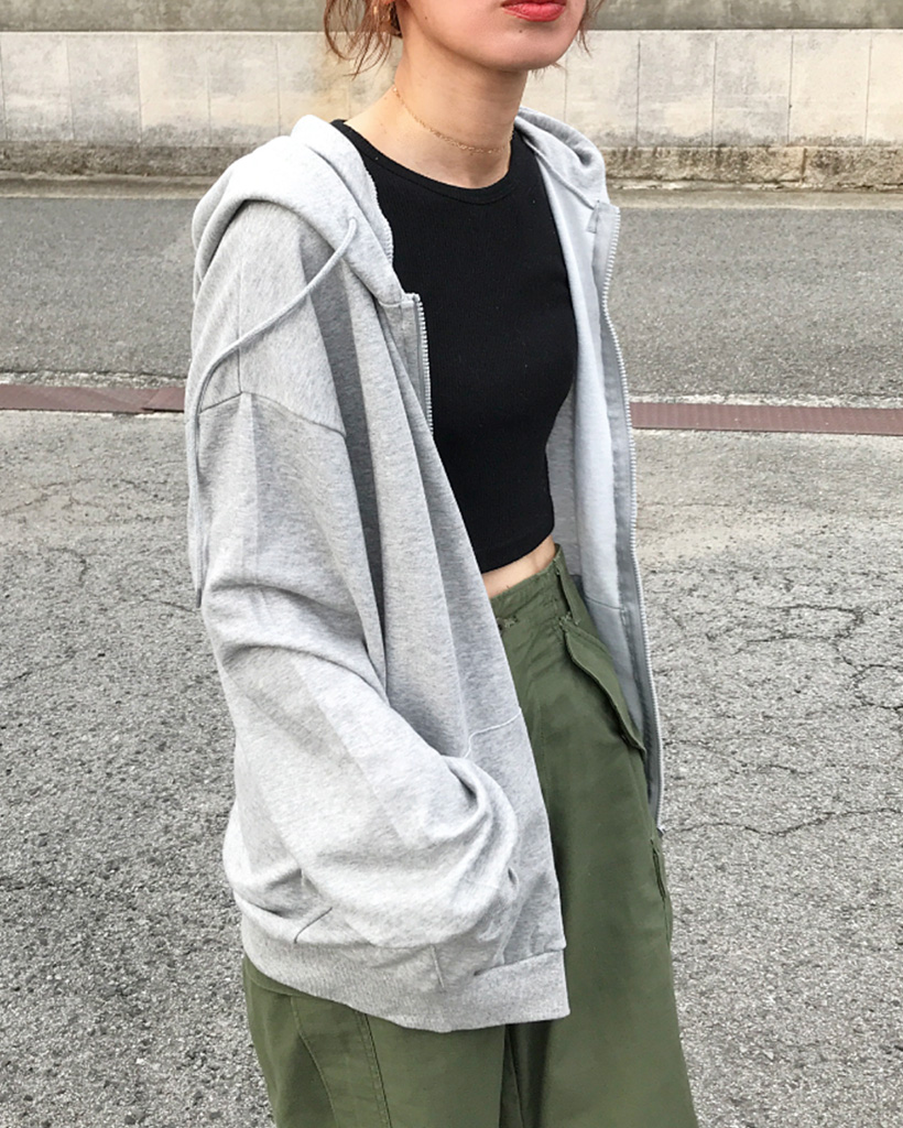 ベーシックジップパーカー | ファッション通販サイト NUGU