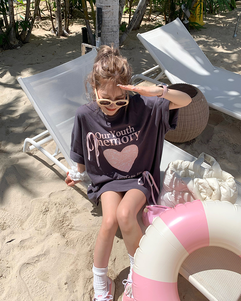 Mサイズ　未使用　グラスハート　Tシャツ　リストバンド グラスハート エキストラ Tシャツ リストバンド TENBLANK