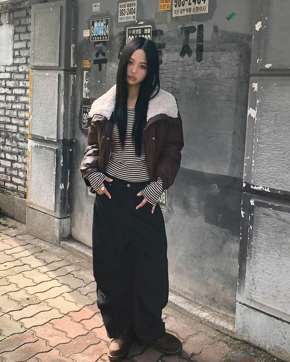 ボアレザームートンジャケット | ファッション通販サイト NUGU