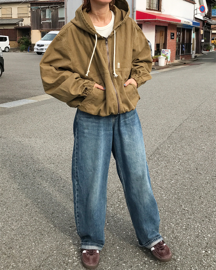  ベージュジャケット フード付き フードジャンパージャケット | ファッション通販サイト NUGU