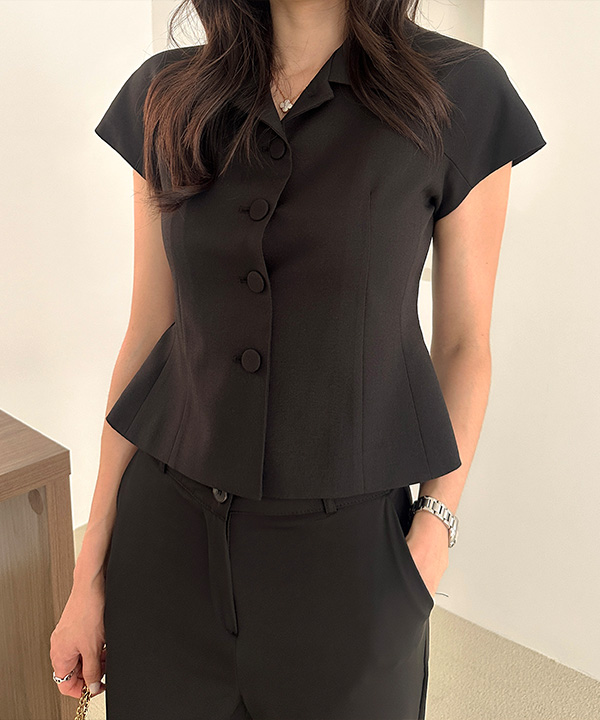 ri_aʕ•ﻌ•`ʔさま専用☆ICEフレンチスリーブジャケット クロップドフレンチスリーブジャケット | ファッション通販