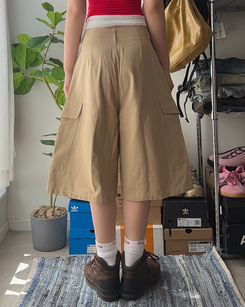 【RASHOMONG】Multi Pocket Nylon バミューダパンツ (3色) RASHOMONG】Multi Pocket Nylon バミューダパンツ (3色)