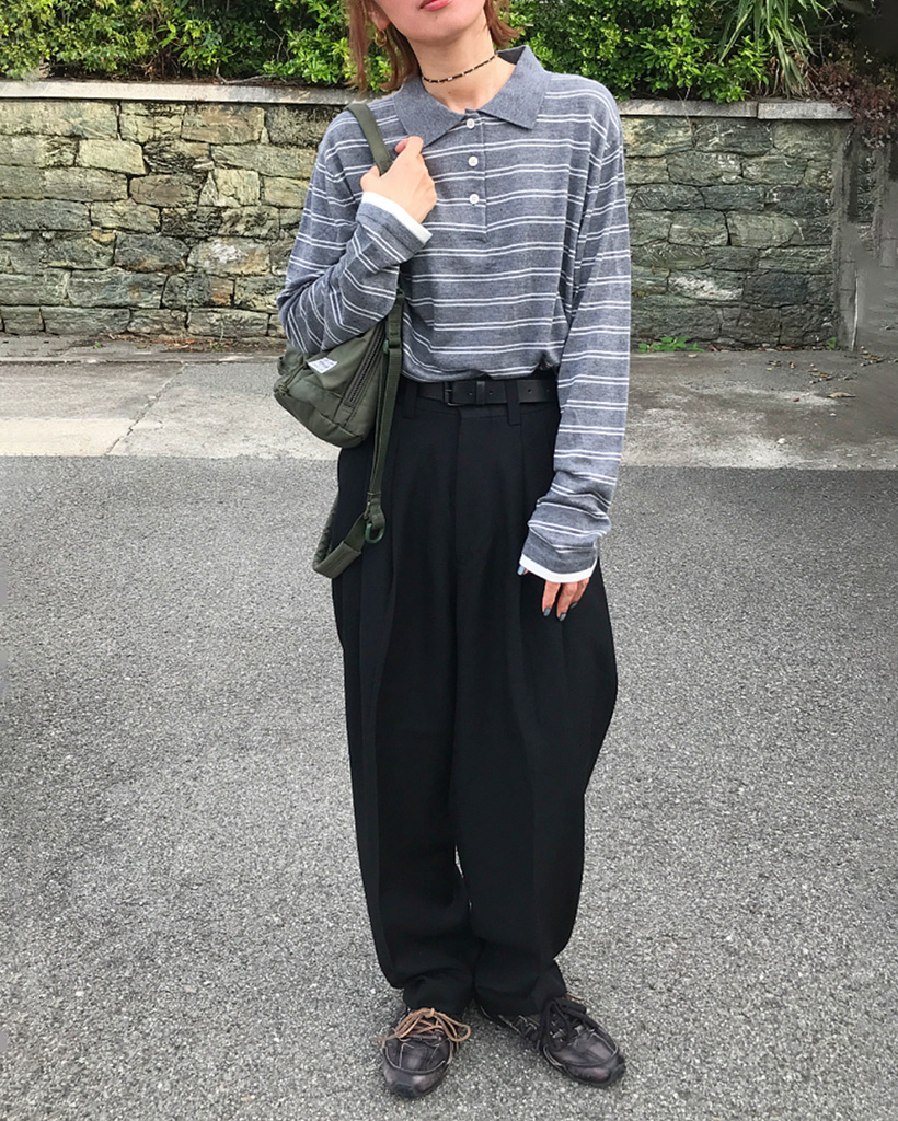 NewBalanceGOLF総ロゴ半袖シャツ0/タックボーダーニットスカート1 ニューバランスゴルフ ロゴジャカードモックネックニット 012