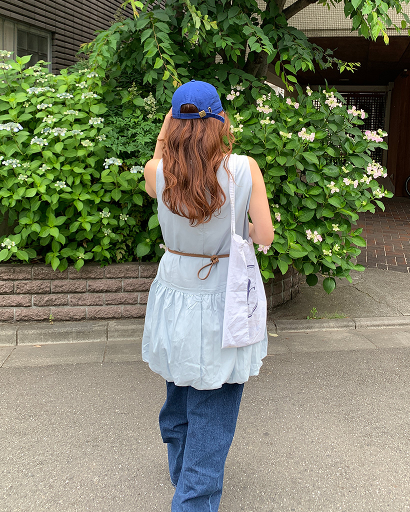 スリーブレスバルーンミニワンピース | ファッション通販サイト NUGU