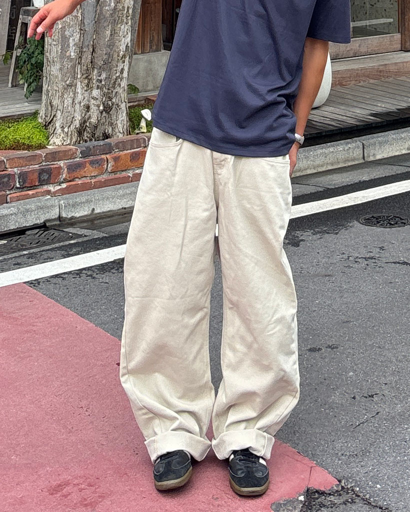 HELLOID ビブパンツ　ユニセックス　M ユニセックス ワイドコットンパンツ | ファッション通販サイト NUGU