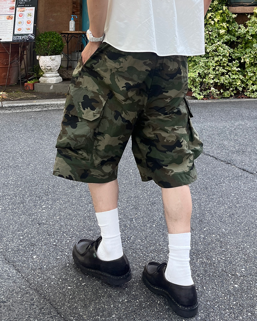 迷彩カーゴポケットバミューダパンツ | ファッション通販サイト NUGU