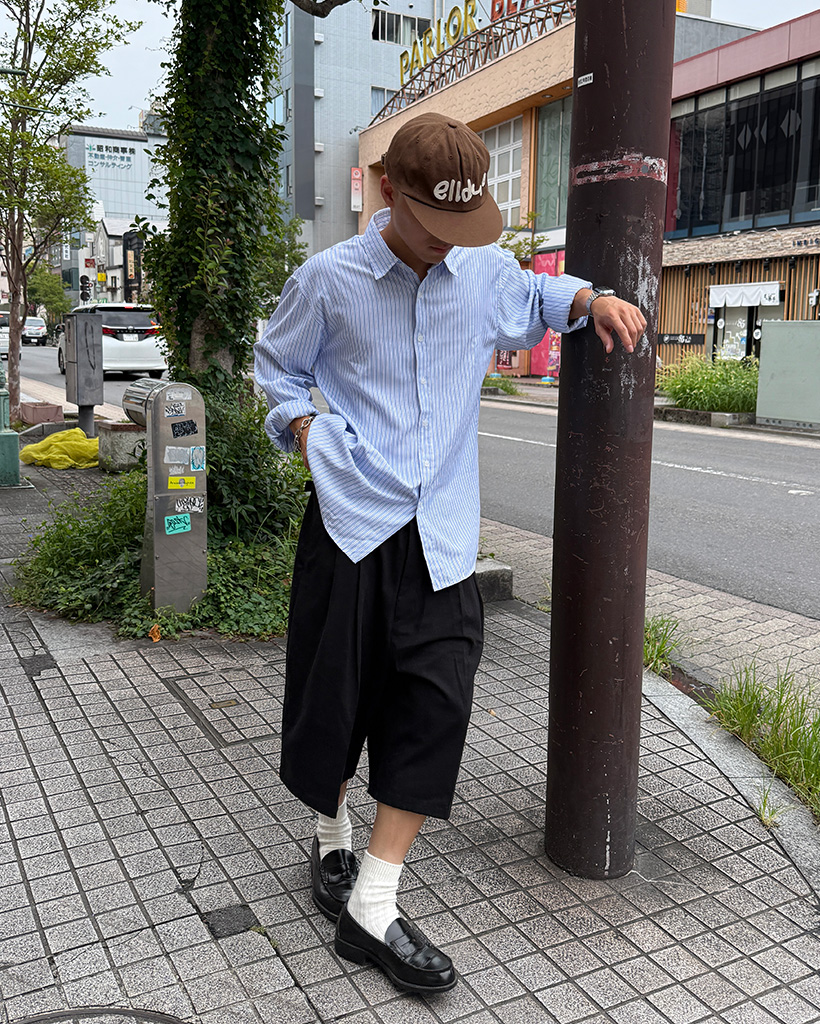 オーバーサイズストライプシャツ | ファッション通販サイト NUGU
