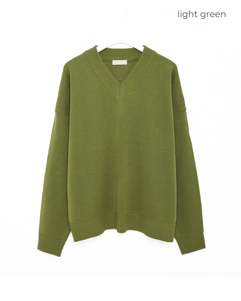 ベーシックVネックニット | ファッション通販サイト NUGU