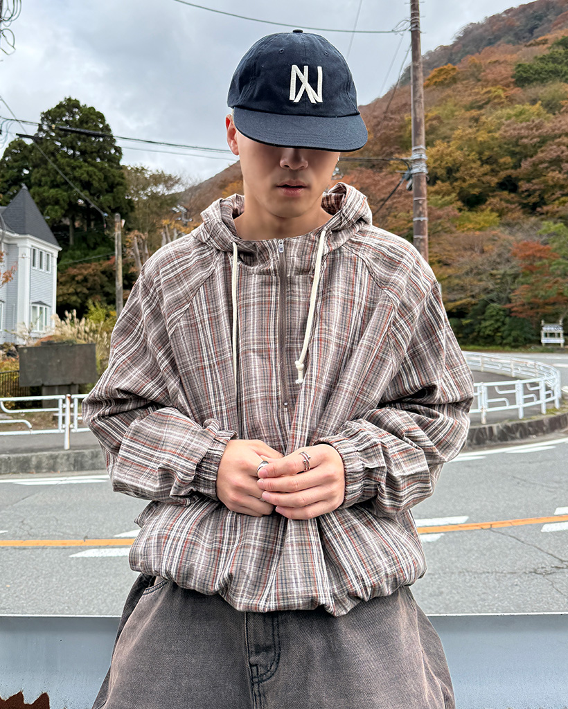 チェックアノラックパーカー | ファッション通販サイト NUGU