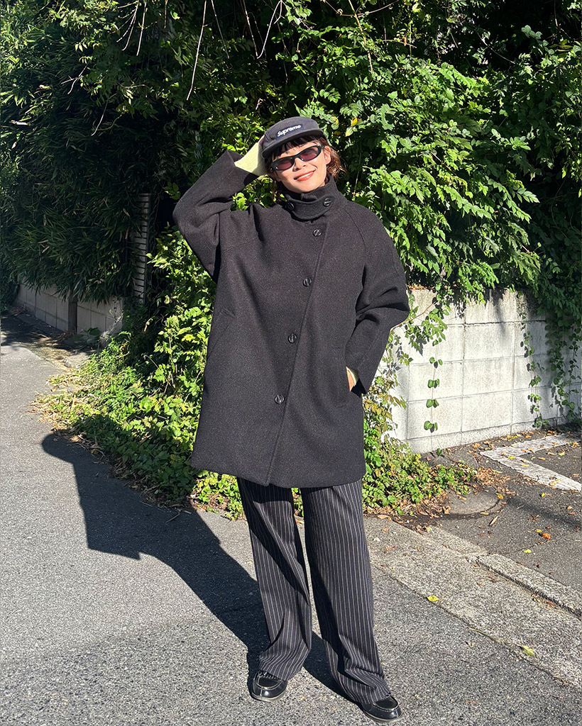 スタンドネック中綿ハーフコート | ファッション通販サイト NUGU