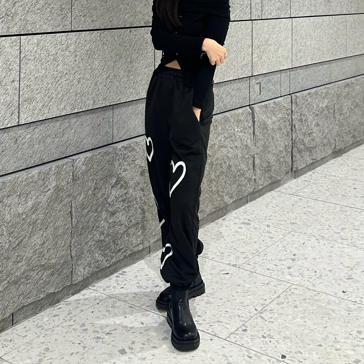 バンディングハートパンツ | ファッション通販サイト NUGU