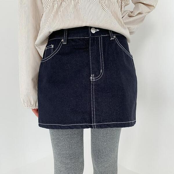 ダークデニムミニスカート | ファッション通販サイト NUGU