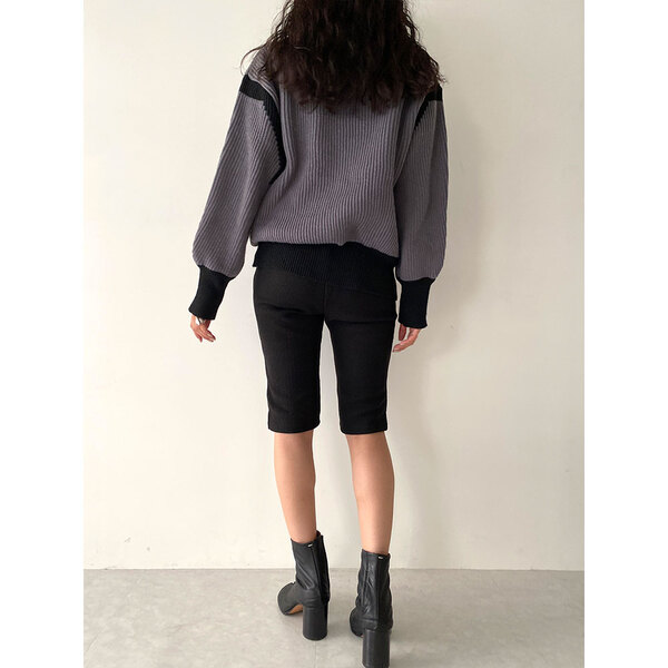 バイカーニットパンツ　ブラックS ST3577EW02559_2_l.jpg