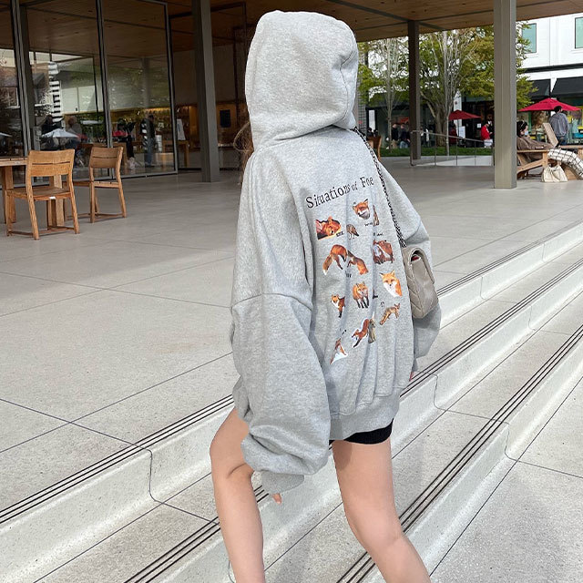 ORIGINAL) situations fox soft heavy hoodie | ファッション通販 