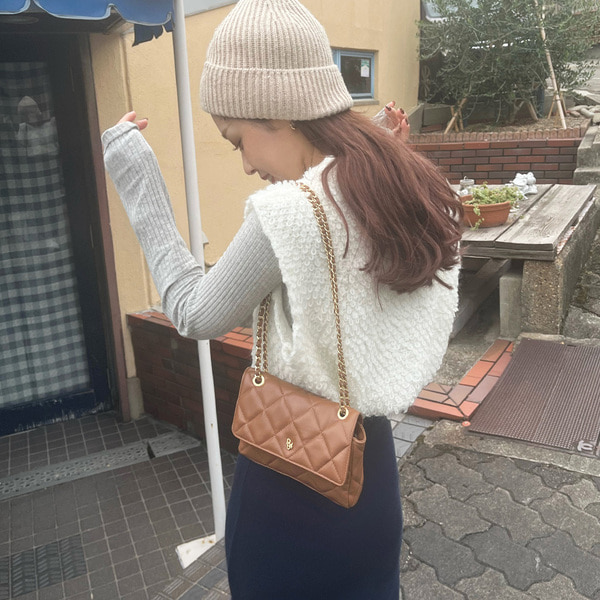 CHANEL ノースリーブリブ編みトップス タッセル付き CHANEL ノースリーブリブ編みトップス タッセル付き
