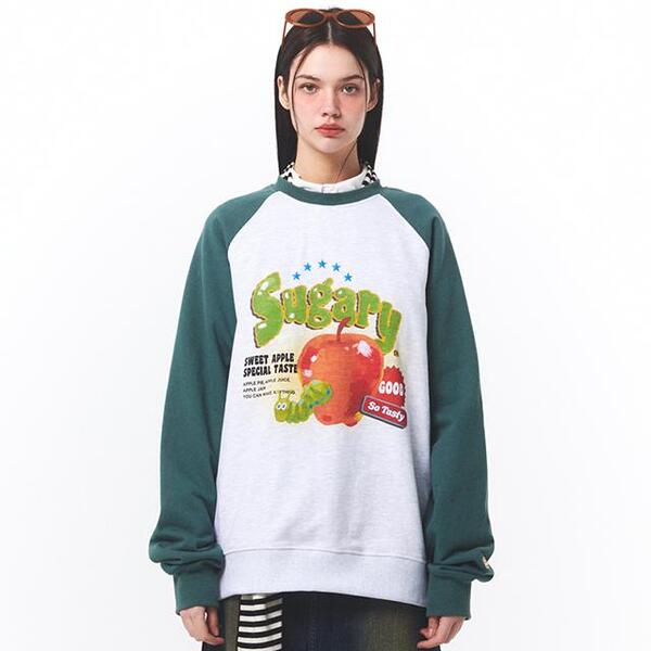 ★MAINBOOTH★Sugary Sweatshirt(VINTAGE KHAKI)★正規品/送料込 Sugary Sweatshirt(VINTAGE KHAKI) | ファッション通販サイト NUGU