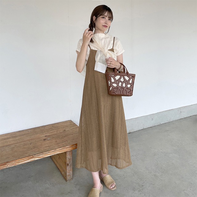 メッシュキャミワンピース | ファッション通販サイト NUGU