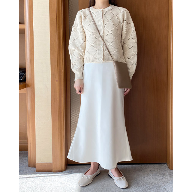 wizle punching knit cardigan | ファッション通販サイト NUGU