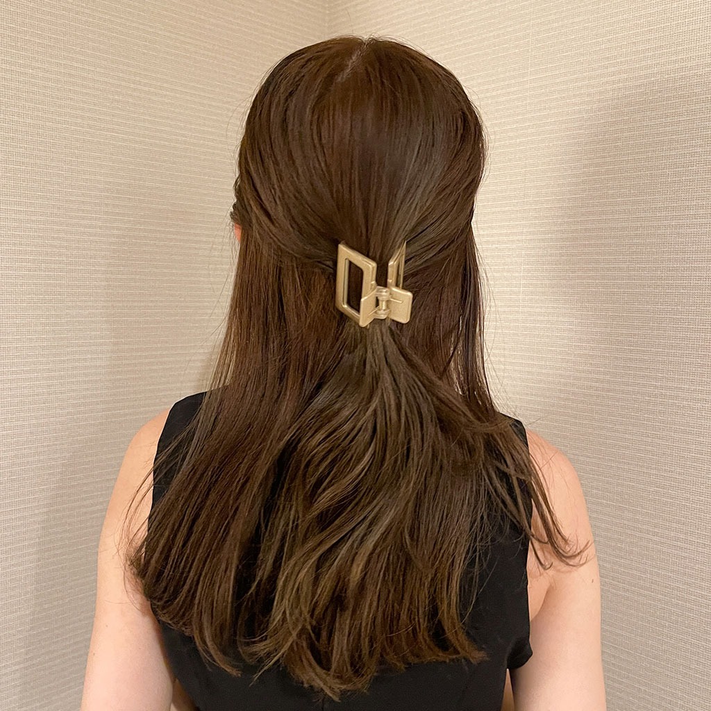 point square hair clipファッション通販サイトNUGU