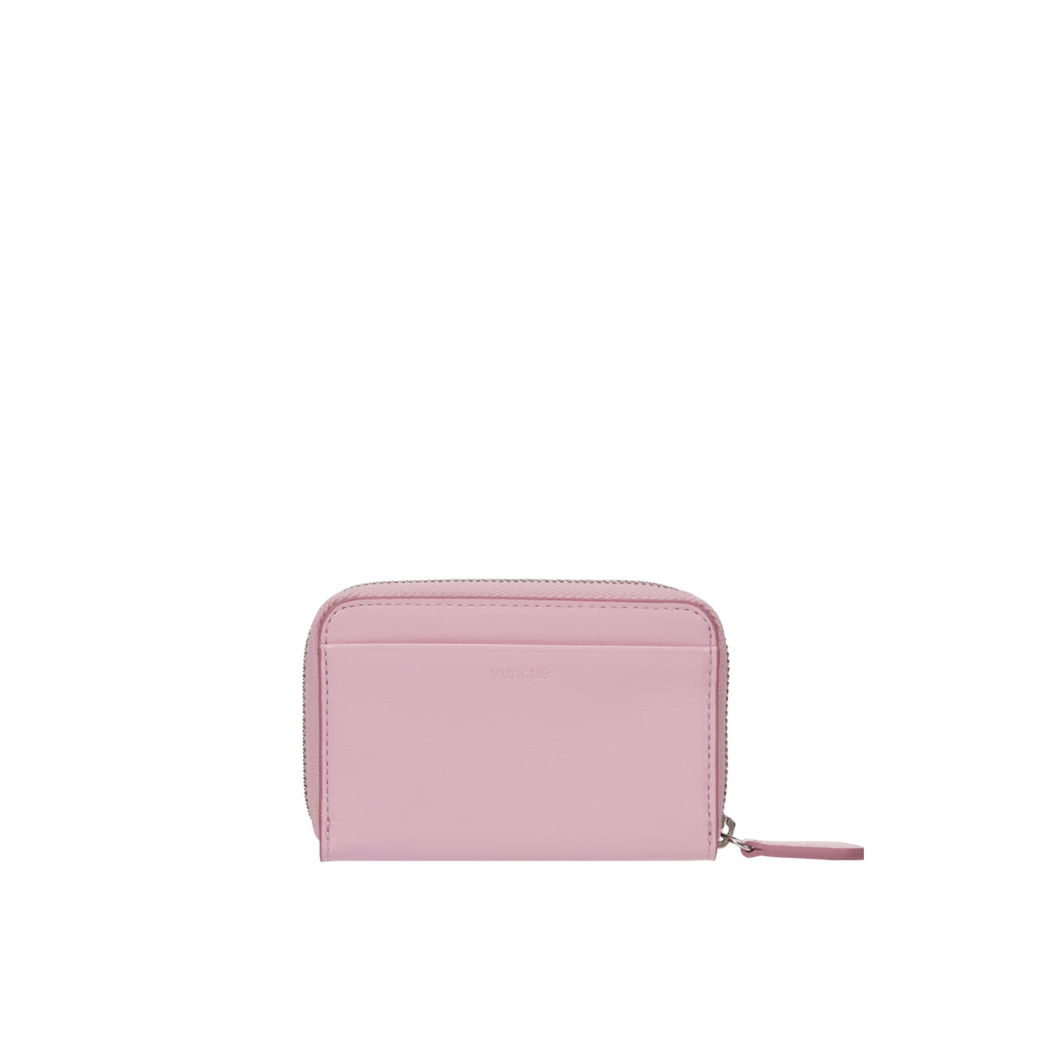 ●vunque● Halfmoon Wave Zipper Card Wallet Mellow Pink m103 Halfmoon Wave Zipper Card Wallet Mellow Pink – vunque