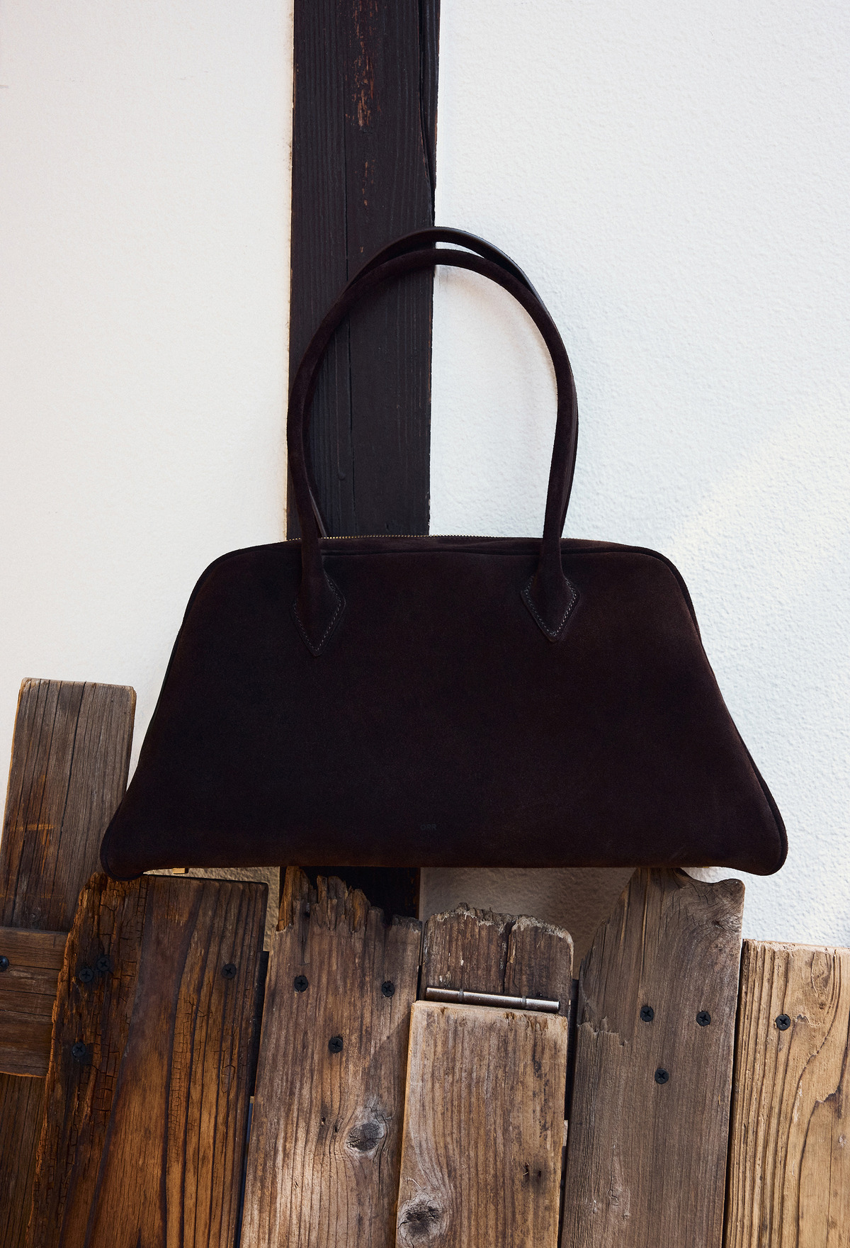 Curvy Bag Suede Brown