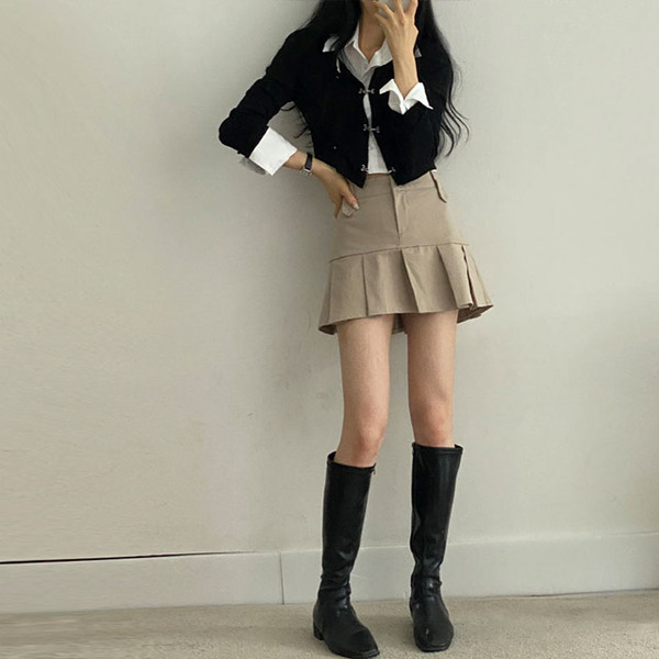 未使用CPG スカートパンツ　3 プリーツスカートミニスカートパンツ | ファッション通販サイト NUGU