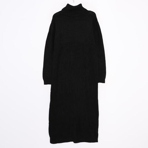 美品✨Curensology　タートルネックニットワンピース　ブラック タートルネックニットワンピース | ファッション通販サイト NUGU