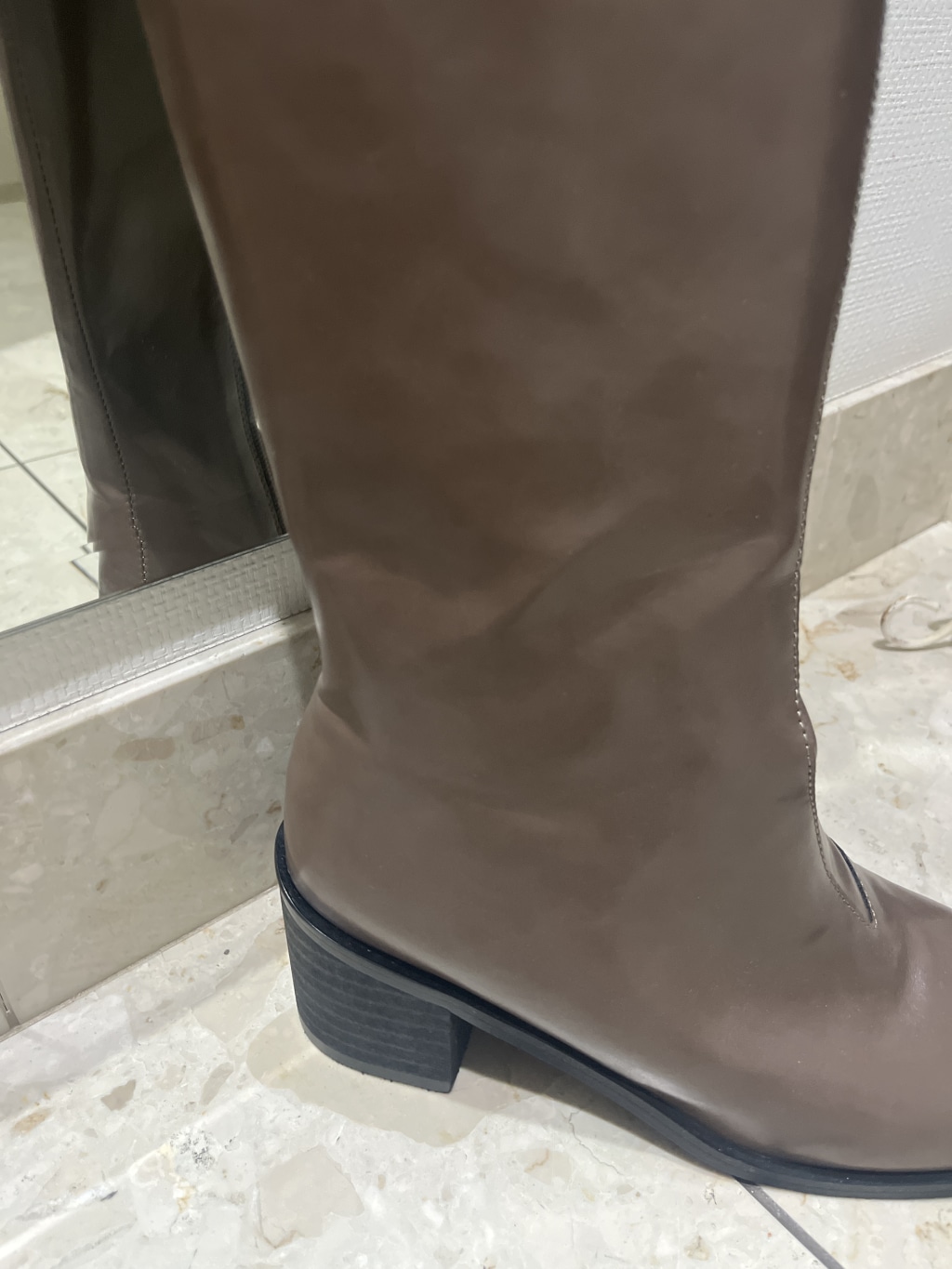 【新品未使用】 CHELSEA nugu kei ベーシックムードロングブーツ 新品未使用】 CHELSEA nugu kei ベーシックムードロングブーツ