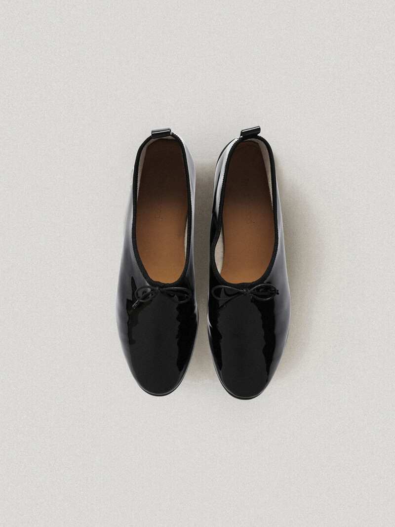 Lebon Patent Flat (Vibram Sole)