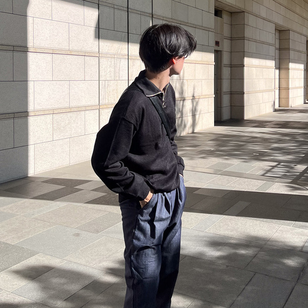 ブラック ワイドレッグデニム ワイドレッグジーンズ - ブラック | ZARA Japan / 日本