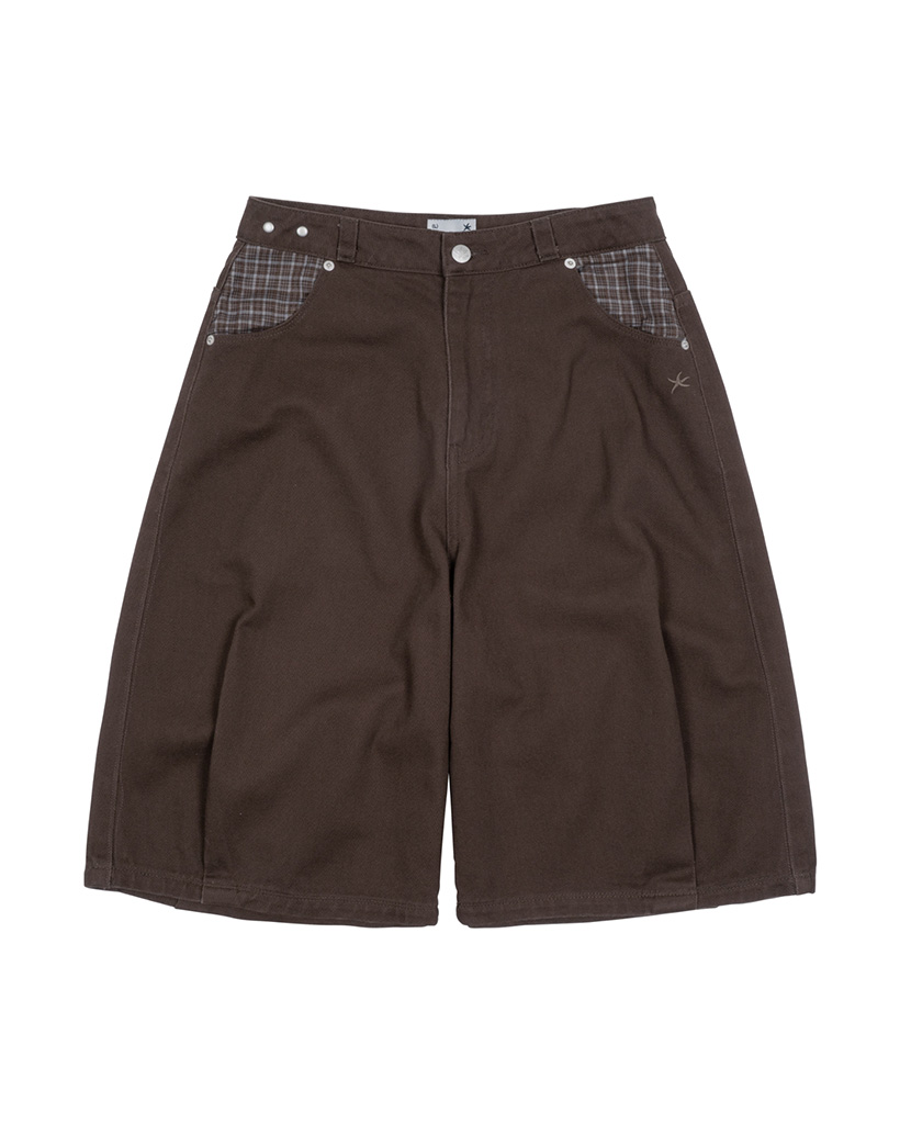 【THE COLDEST MOMENT】★兼用★チェックポケットハーフパンツ MUSINSA公式 | THE COLDEST MOMENT TCM check pocket half pants