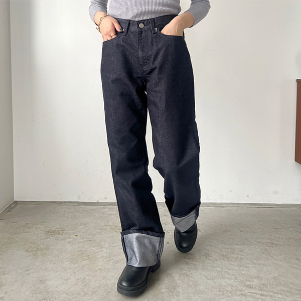 ロールアップローデニムパンツ | ファッション通販サイト NUGU