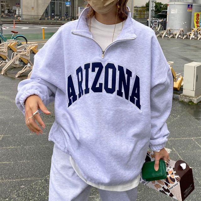 ARIZONAハーフジップスウェット | ファッション通販サイト NUGU