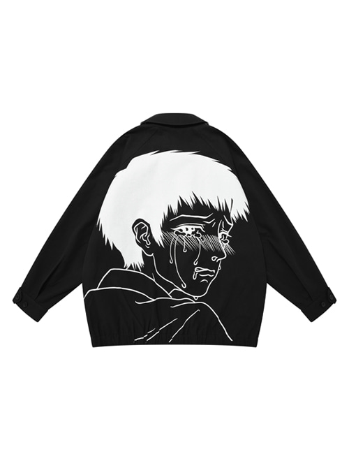Crying Boy Jacket [Black]