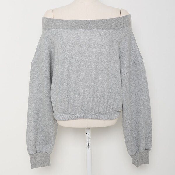 オフショルリボンスウェット | ファッション通販サイト NUGU