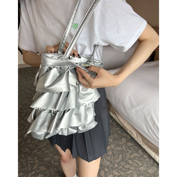 ティアードフリルスクエアバッグ | ファッション通販サイト NUGU
