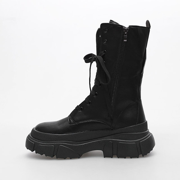 ミヌク ボタンポイントロングムートンブーツ | ファッション通販サイト NUGU