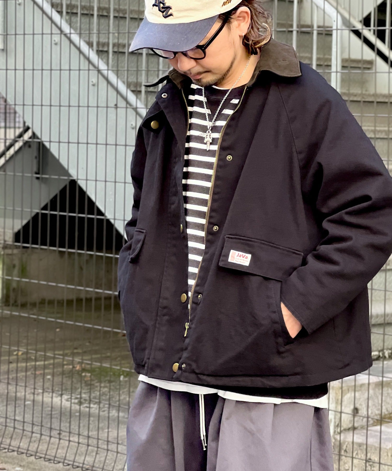 JaVa ジャバコラボ》お洒落の格上げ。裏地キルティングコットンワーク