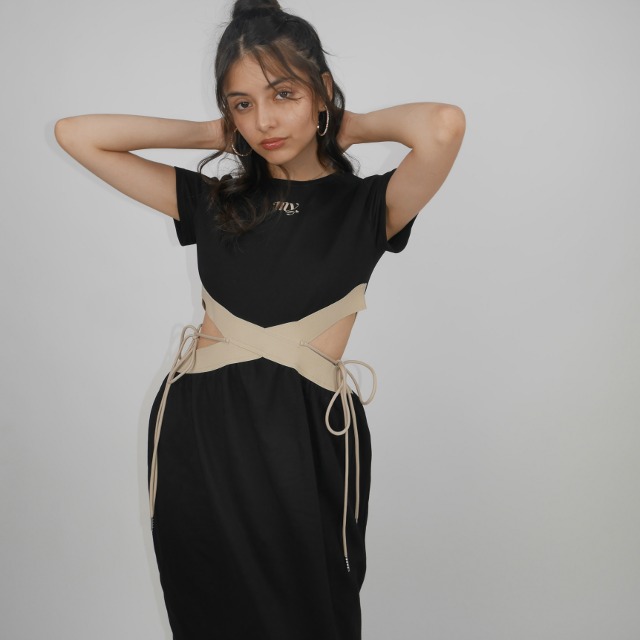 my ウエストリボンタイトワンピース | ファッション通販サイト NUGU 