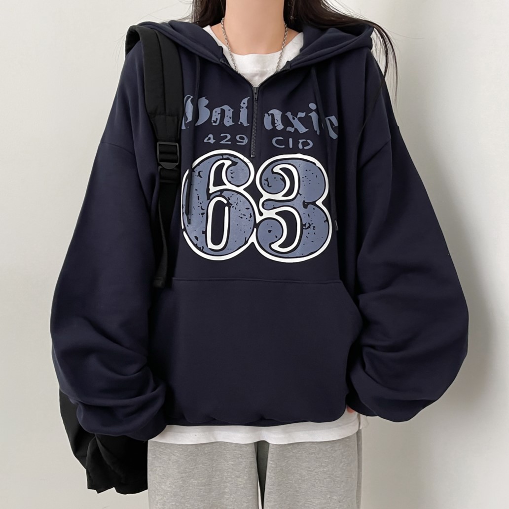 オーバーサイズ2WAYジップアップパーカー | ファッション通販サイト NUGU