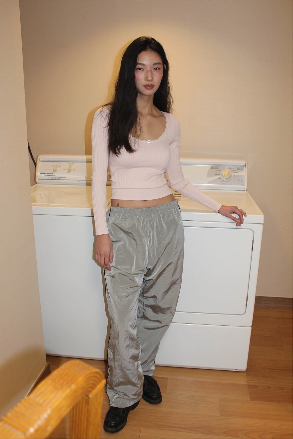 80s Retro Fit Nylon Pants(gray) | ファッション通販サイト NUGU